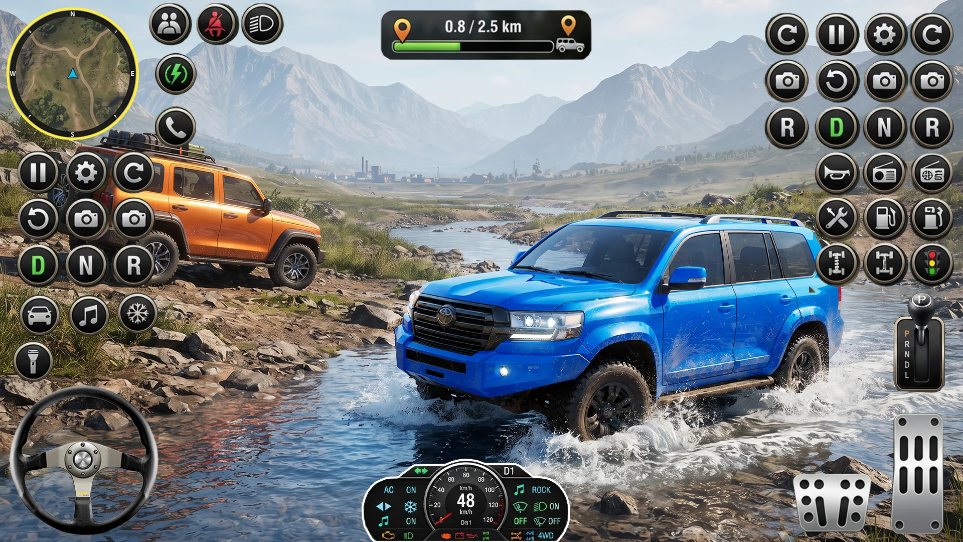 Offroad Prado Hill Climb 3D screenshot