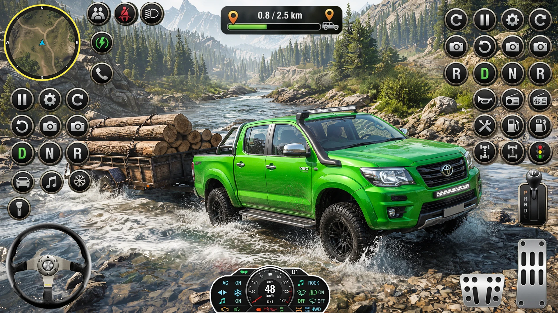 Offroad Prado Hill Climb 3D screenshot